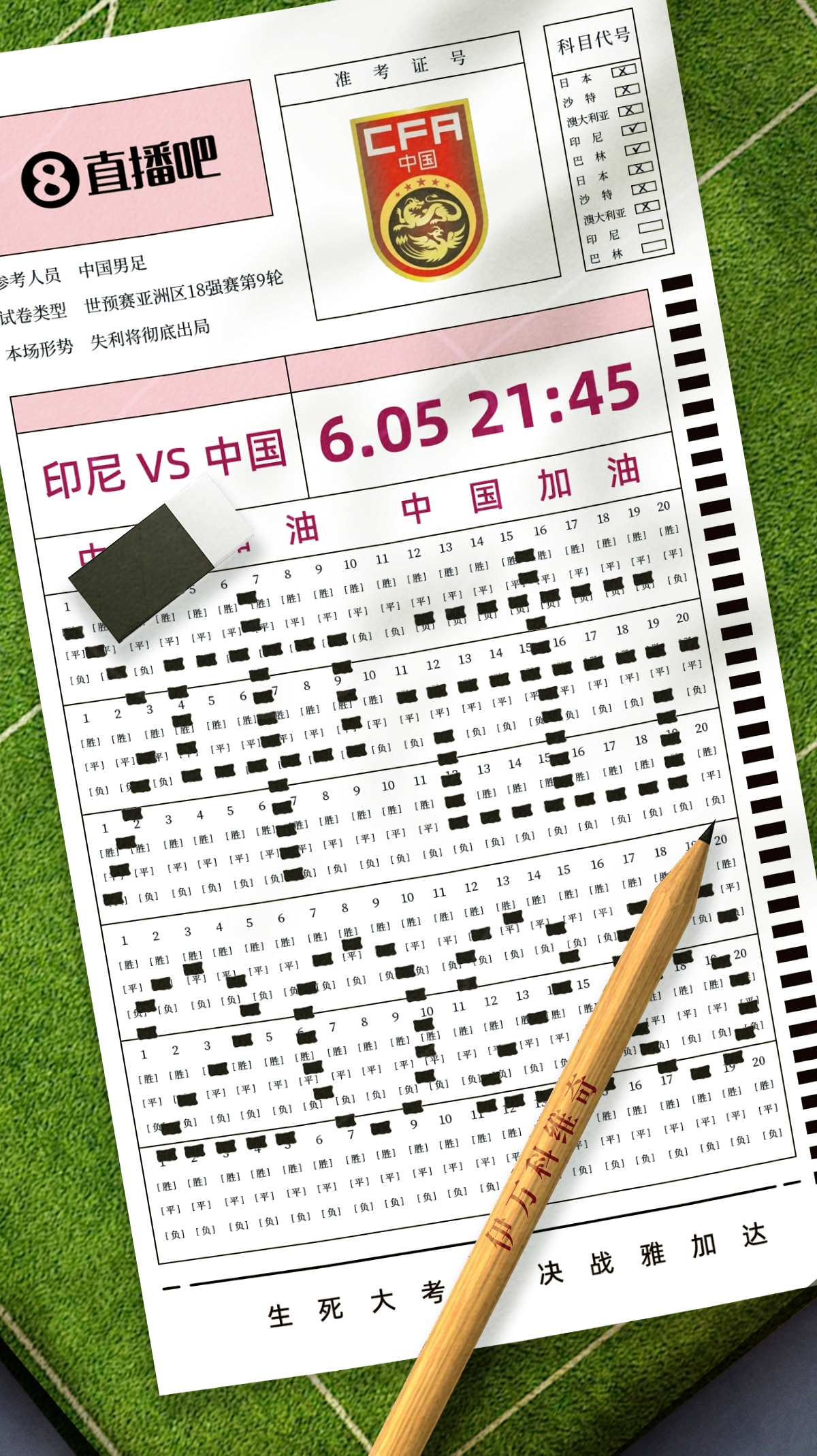 生死戰(zhàn)賽果預(yù)測(cè)：國(guó)足生死戰(zhàn)客戰(zhàn)印尼能否取勝，延續(xù)出線希望？