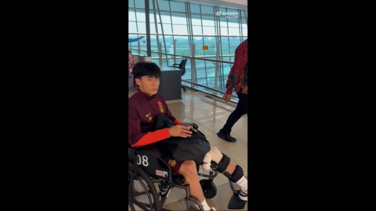 成都蓉城官方：胡荷韜左膝韌帶和半月板疑似損傷，有待進一步檢查