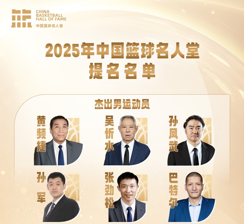 傳奇自傳承！上直播吧 舉薦中國籃球名人堂成員——男運動員篇