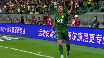 終結(jié)三連敗！國安4-2本賽季三殺大連英博，法比奧戴帽塞鳥傳射